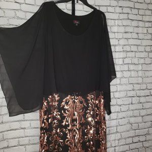 NWT Plus Size Cocktail Dress by JM Studios Size 18W